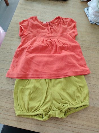 Ensemble été fille 3 mois