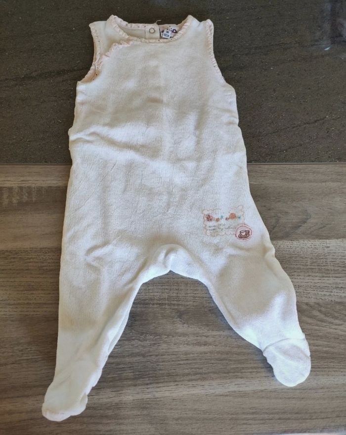 Pyjama velours sans manches