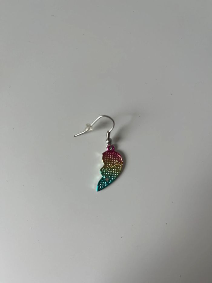 boucles d’oreilles coeur best friends - photo numéro 3