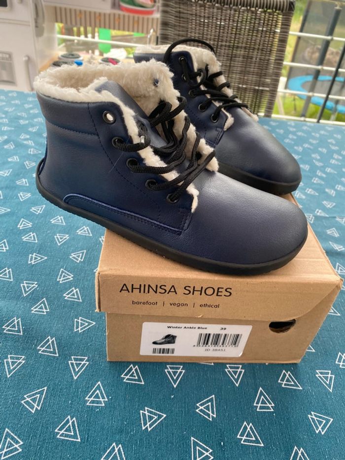 Chaussures bottines fourrée  neuf 39 barefoot