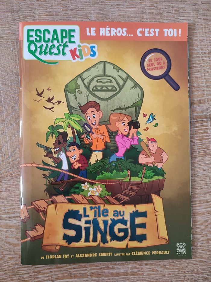 Cahier jeux escape quest