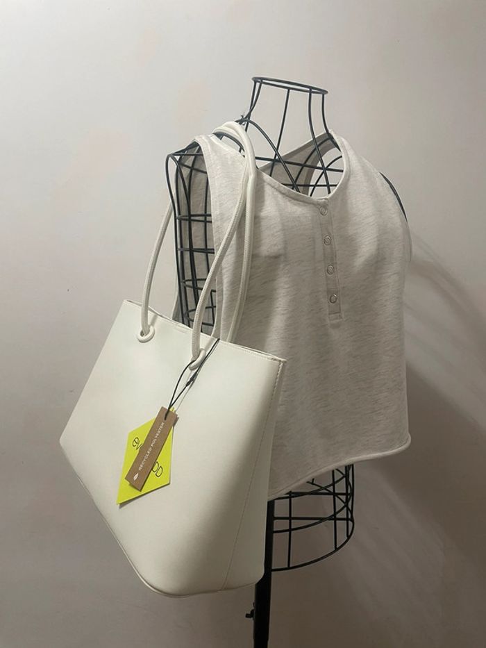 Sac de très grande marque 🌷 Sac à main blanc zalando Even&odd - photo numéro 11