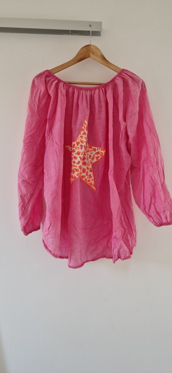 Blouse rose  femme taille XXL - photo numéro 2