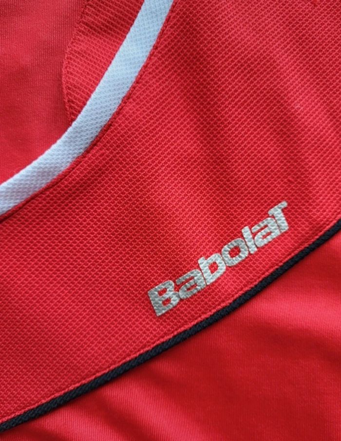 T-shirt rouge manches courtes Babolat Taille S - photo numéro 3