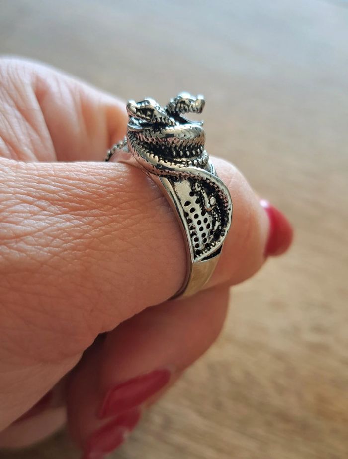 Bague homme serpents