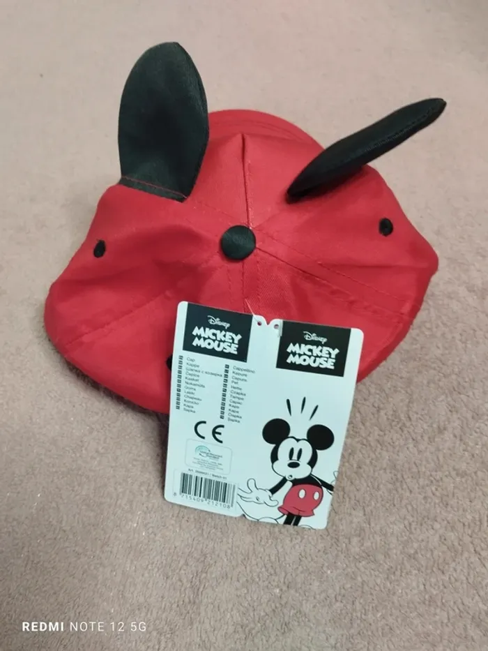 Casquette Mickey Mouse avec oreilles - photo numéro 2