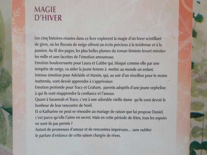 Magie d'hiver 5 auteurs 5 histoires dont Nora Roberts - photo numéro 2