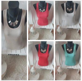 Lot débardeurs longs T.U TBE 🌞