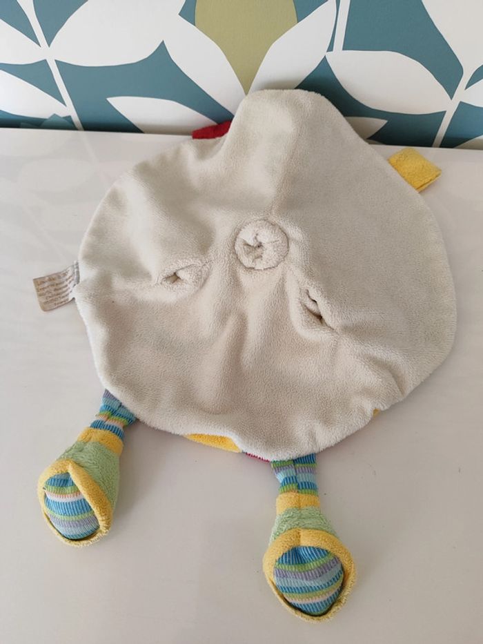 Doudou plat rond cheval baby nat - photo numéro 3