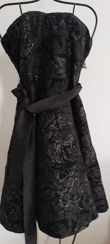 Robe chic reflets argenté &velours