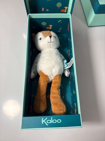 Doudou pantin faon Nathan marron Kaloo 