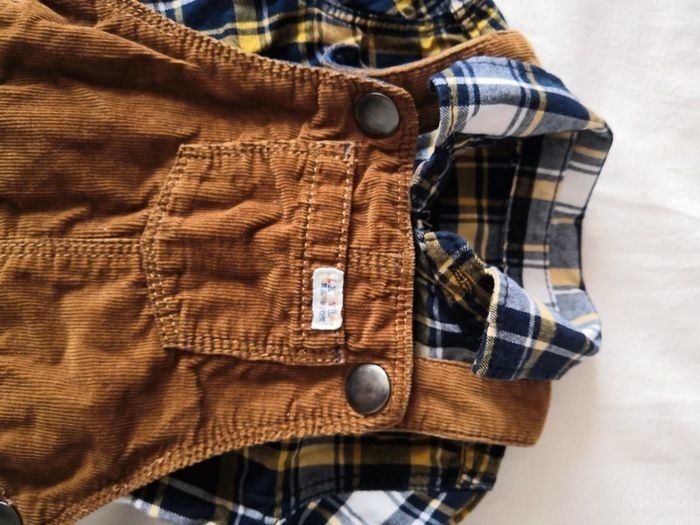 Ensemble  chemise salopette - photo numéro 3