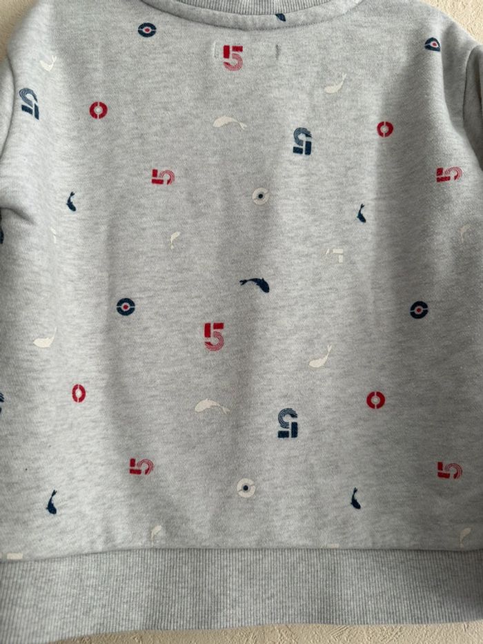 Pull grise en coton imprimée garçon 5 ans Okaïdi - photo numéro 10