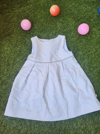 Robe blanche okaiidi cérémonie 12 mois