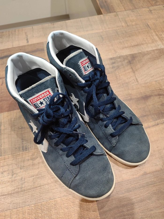 converse homme cuir noir taille 42