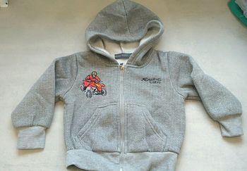 Gilet Sweat zippé à capuche - 18 mois