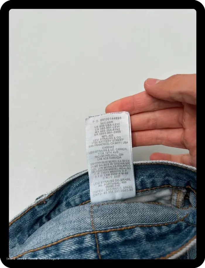 Jean Levi's Homme 505 Regular Marine W32 L30 | Très Bon État NJ604 - photo numéro 4