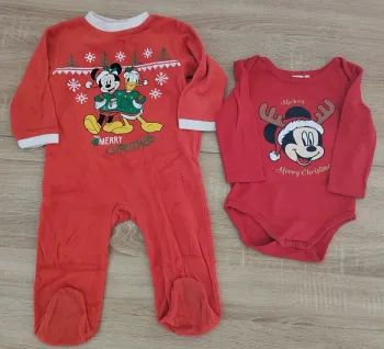 Pyjama et body Noël mickey