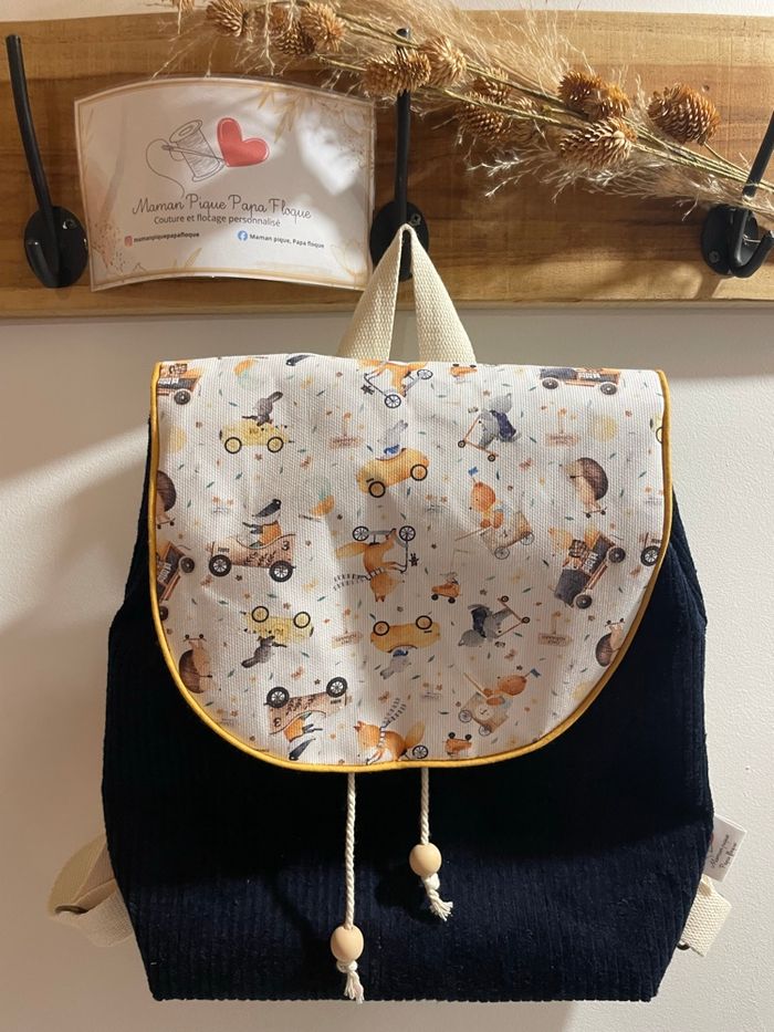 Sac à dos fait main