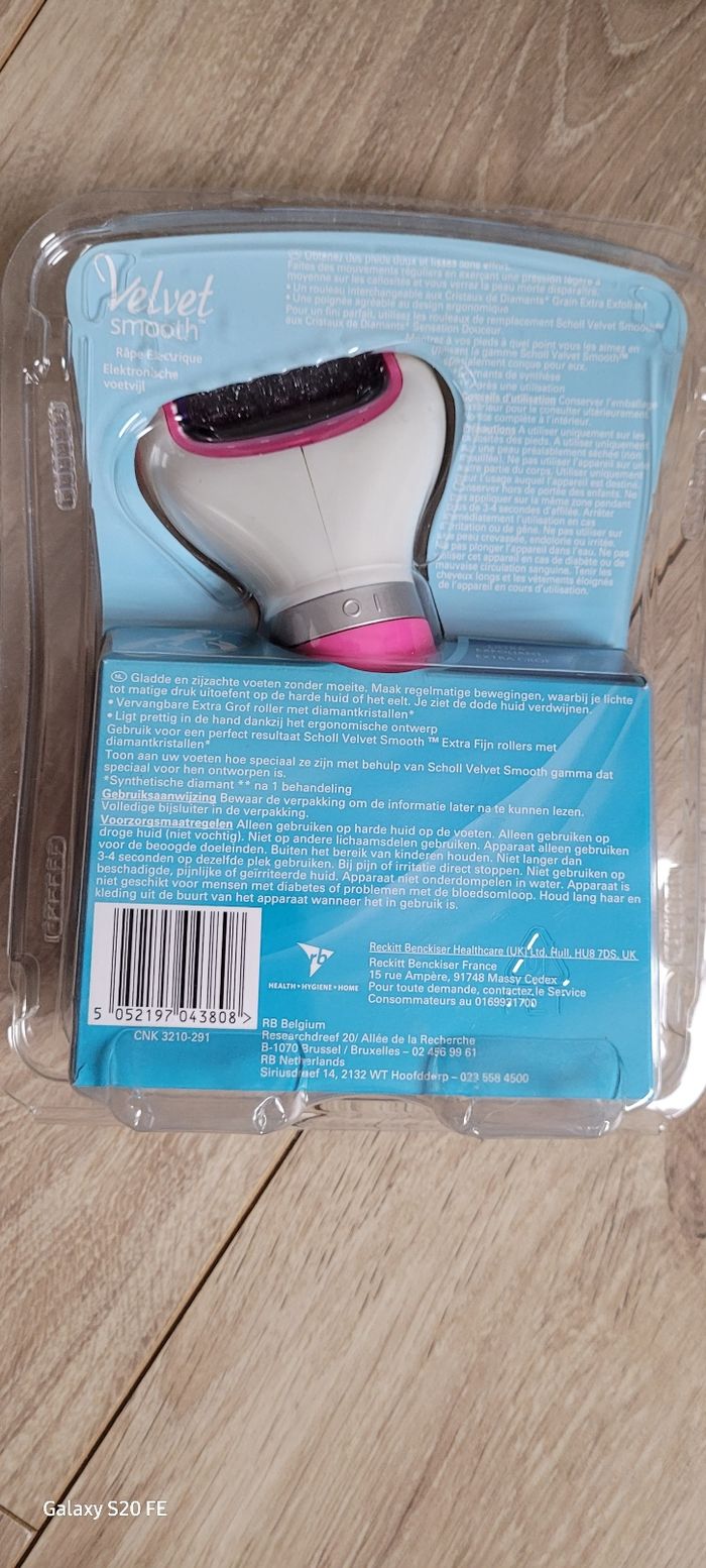 râpe électrique Velver smooth express pedi Scholl neuve - photo numéro 2