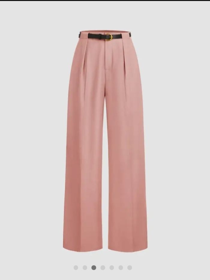 Pantalon rose fluide