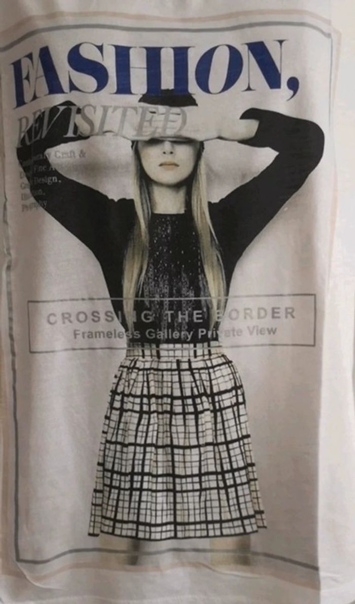 T-shirt longue manche vogue - 42 - yessica - photo numéro 2