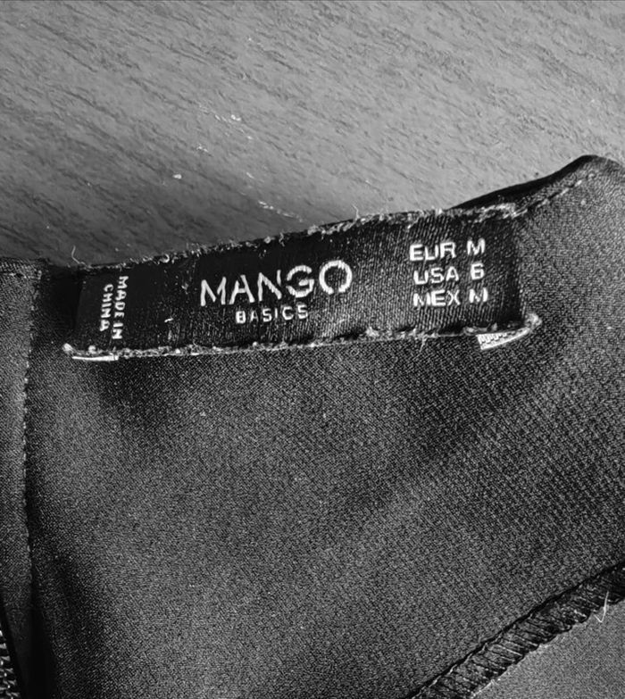 Mini robe noir Mango - photo numéro 3