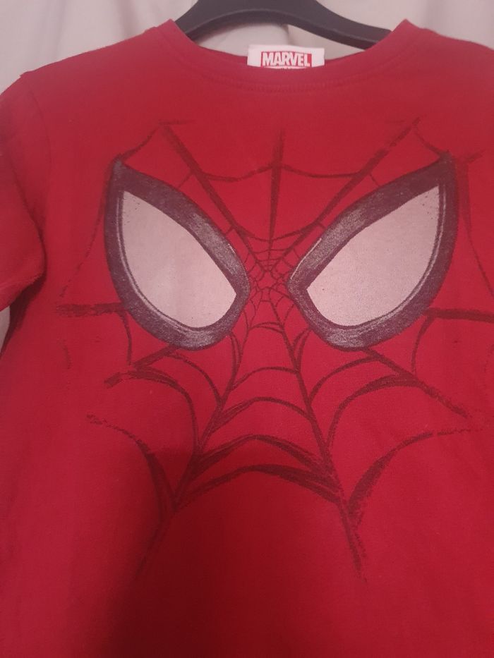 T-shirt manche longue spider man T.4ans - photo numéro 2