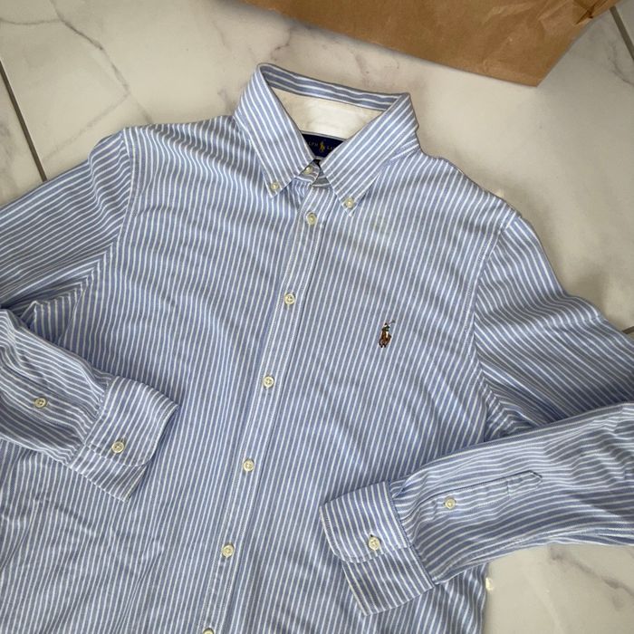 Magnifique robe Ralph Lauren style chemise longue à rayures. Taille XL. Très bon état, peu porté. - photo numéro 5