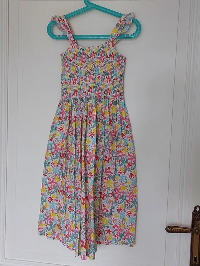 Robe longue fleurie été 6A