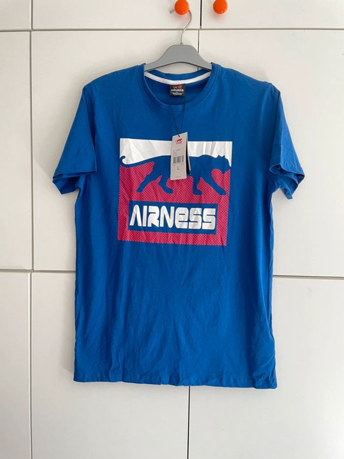 T-shirt bleu neuf Airness taille L