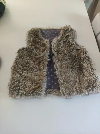Veste sans manches fille