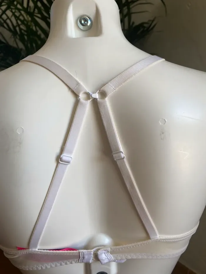 Soutien gorge blanc a strass - photo numéro 4