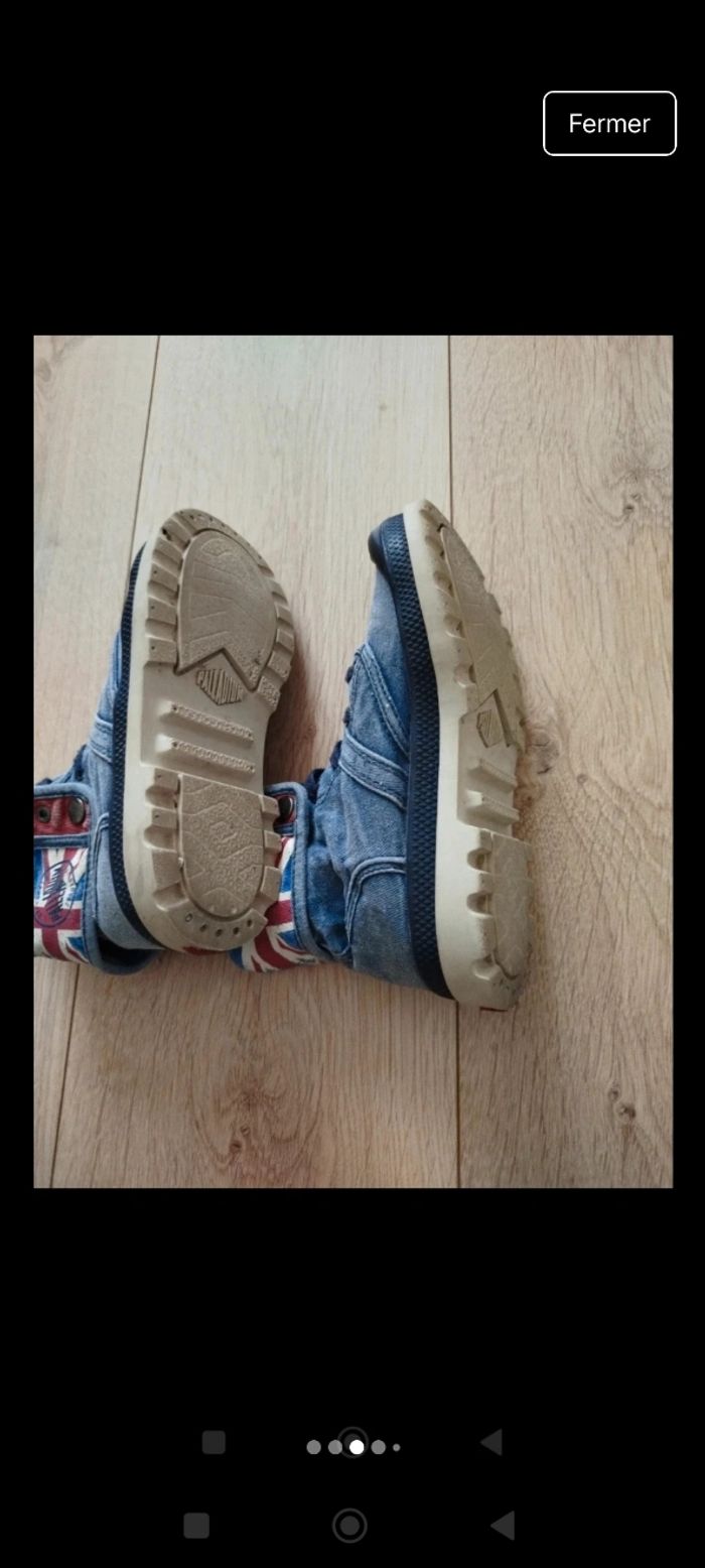 Palladium drapeau anglais - photo numéro 5