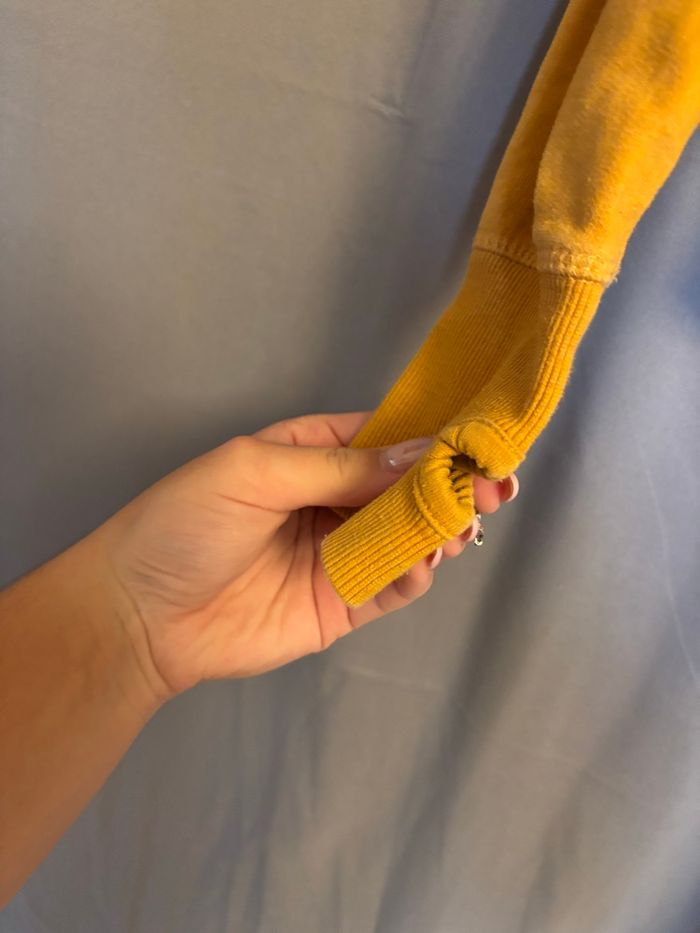 sweat moutarde - photo numéro 2