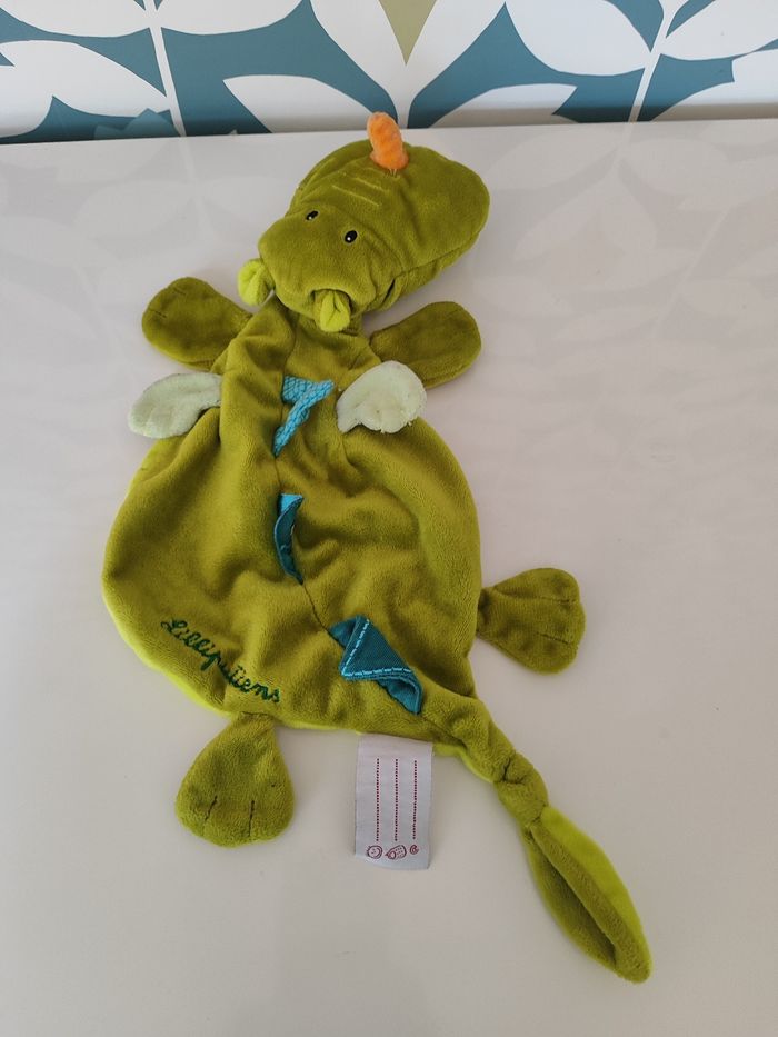 Doudou plat dragon lilliputiens - photo numéro 2