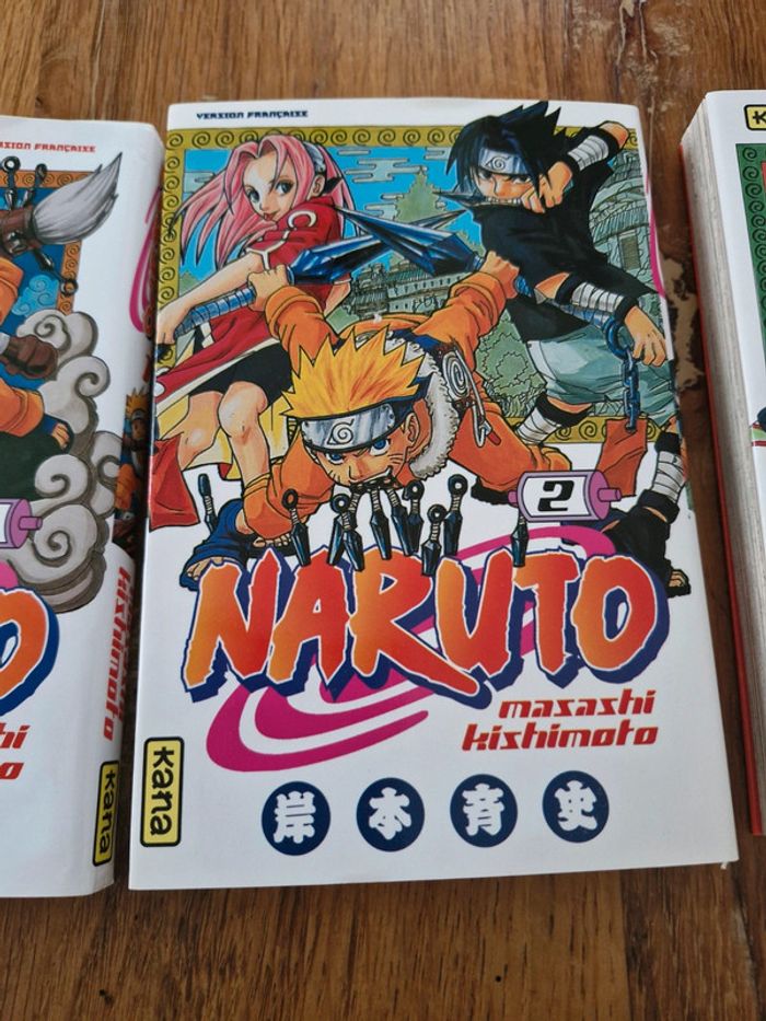 Lot de manga naruto tome 1 - 2 - 3 - photo numéro 4