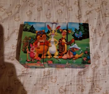 Cube puzzle "winnie l'ourson "