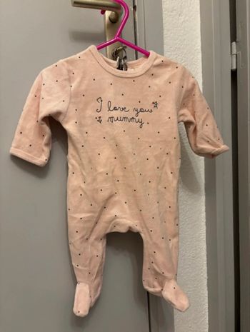 Babigros en velours kiabi 3 mois 