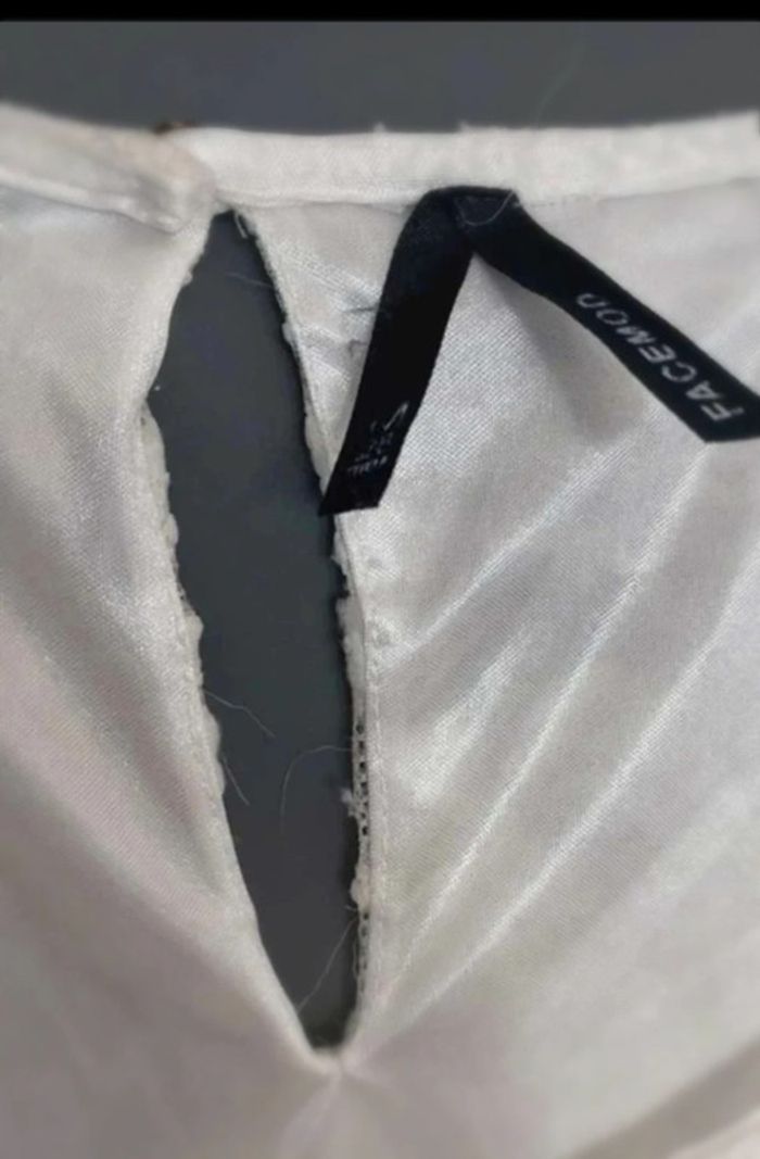 Robe  blanche M 38  dentelle femme - photo numéro 2