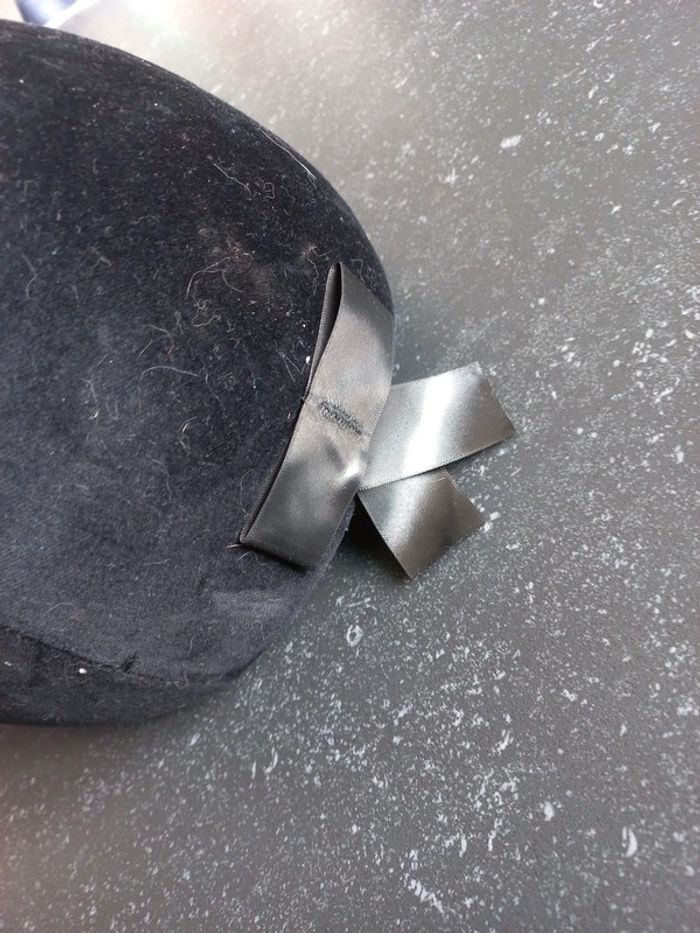 Bombe d équitation S 53 cm fouganza velours - photo numéro 2