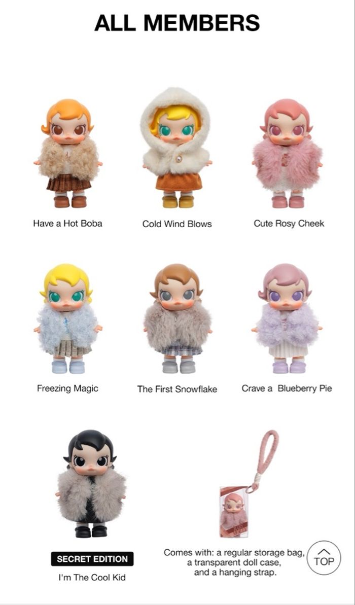 Pop Mart baby Molly - Winter Fit Check - The First Snowflake - photo numéro 7