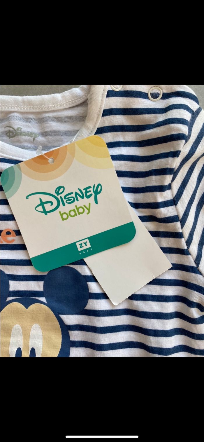 Body manches courtes Mickey Disney Neuf 12 mois - photo numéro 9