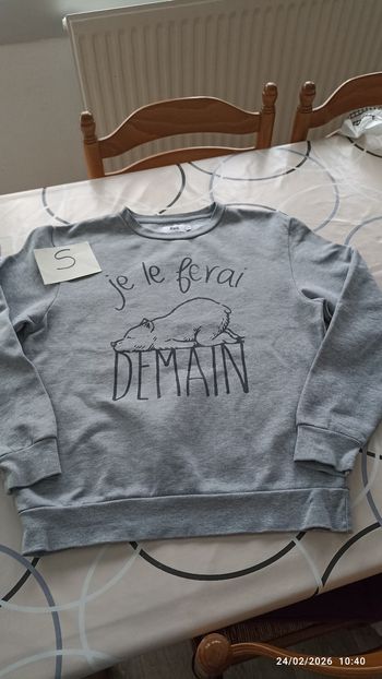 Pull message gris Rad S