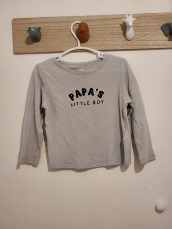 Tee shirt manche longue 18 mois kiabi