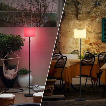 Lampe solaire extérieure GGII LED (réglable, charge solaire + USB)