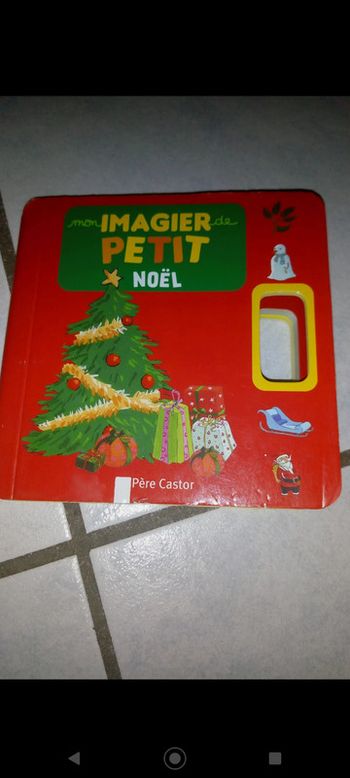 Livre Mon imagier de petit Noël
