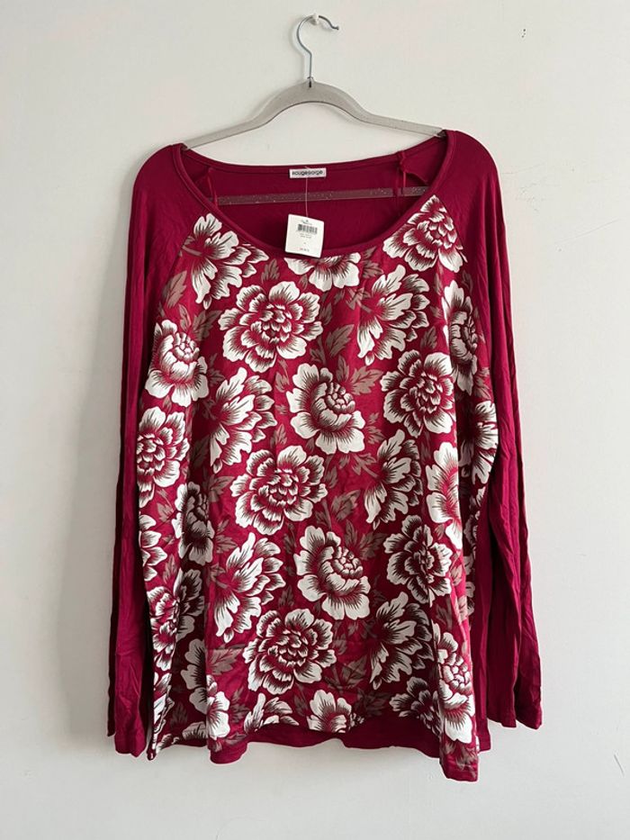 Blouse Rougegorge manches longues femme taille 44-46 - photo numéro 2