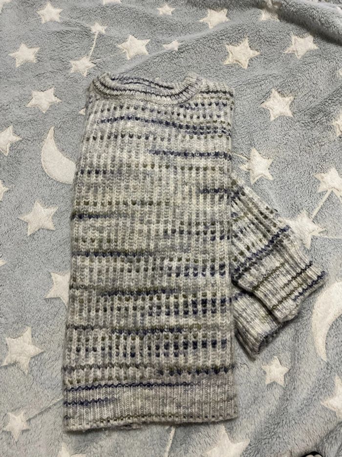 Pull Mohair Gris
