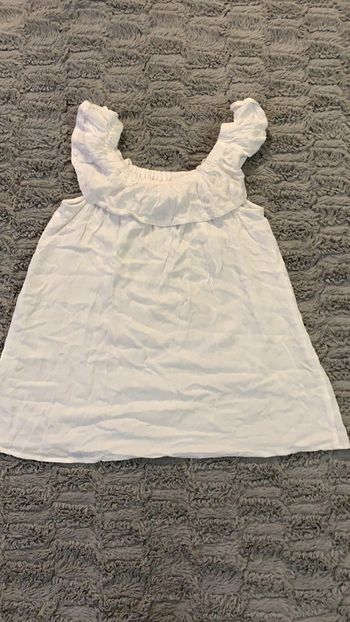 Haut blanc epaules nues taille S